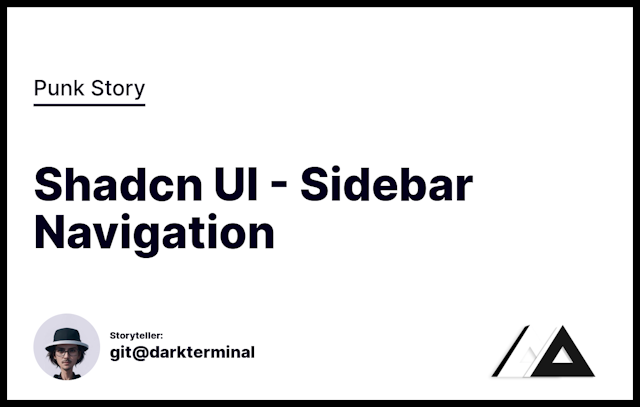 Shadcn UI - Sidebar Navigation